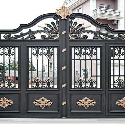 China Modern modern gates and fences design decorative yard villa front door grill designs home for sale