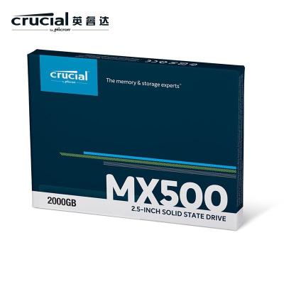 China SSD Original Crucial MX500 Internal Solid State Drive 250Gb 500Gb SSD 1Tb 3D Nand Sata 2.5 inch 2Tb Hard Drive HDD for Laptop PC for sale