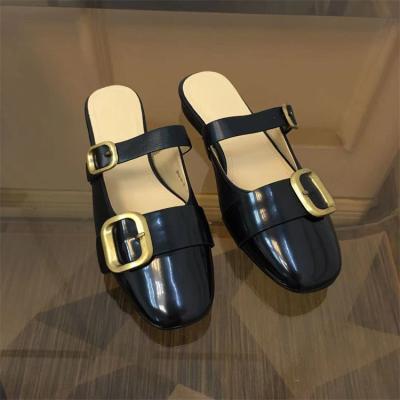 China New Breathable PU Sandals Summer Roman Beach Flat Shoes Female Sandals Factory Supplies for sale