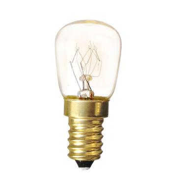 China Classic Salt Lamp Light Bulb 120V 15W E14 Durable Tube Fridge Oven Light Bulb for sale