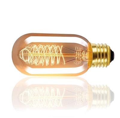 China Brass Cage T45 Edison Light Bulb Vintage Industrial Tube Lamp for sale