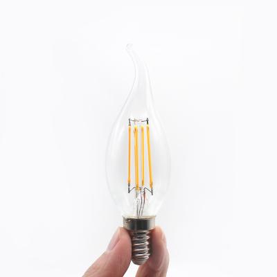 China Vintage Garden Road Theme Park Decoration Glass Bulb Edison Led Bulbs Lighting Source 360 ​​Degree Led Edison Soft Light Bulb for sale