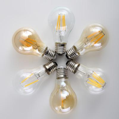 China Garden Road Theme Park Led Bulb 4W 6W 8W E27 B22 Dimmable Filament Led Bulb CE Approved for sale