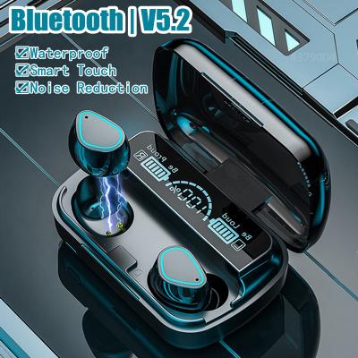 China DJ 2023 New Bluetooth 5.2 Radio TWS Earphone Touch Smart Call Headset Waterproof Noise Canceling Headphones For All Smartphones for sale