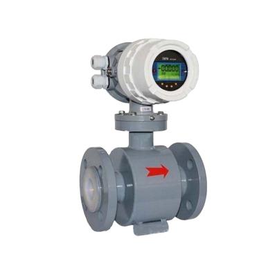 China Carbon Steel Acrylic Painted Electromagnetic Acid Flow Meter With Analog Output for sale