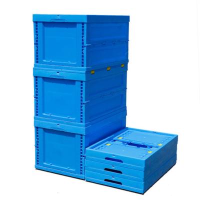 China Cheap Price High Quality Solid Box Stacking Plastic Mobile Box Tote Box Plastic Logistic Crate for sale