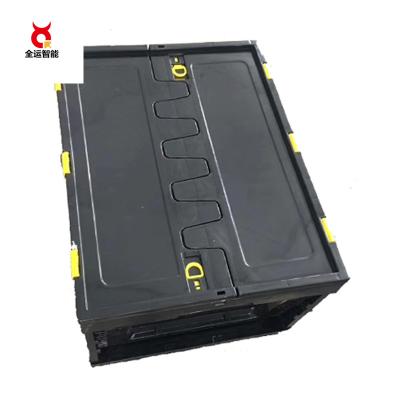 China And Stackable Of Strong Box Stackable Plastic Turnover Container Attached Lid Logistics PP Boxes Strong Swap Boxes for sale