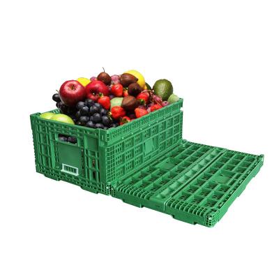 China Solid Box Valiant Durable Stronger Button Locks Stackable Melon Fruit Vegetable Storage Box for sale