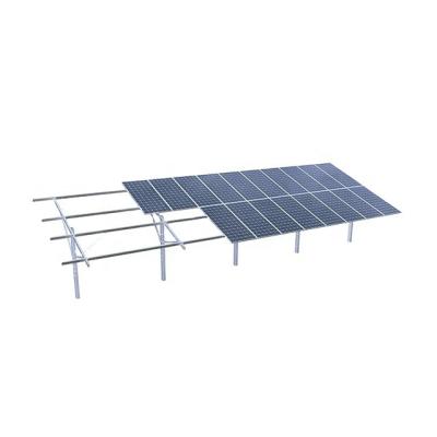 China Adjustable Carbon Steel Single Pole Mounting 5kw 10kw 20kw Solar System Bracket Structure for sale