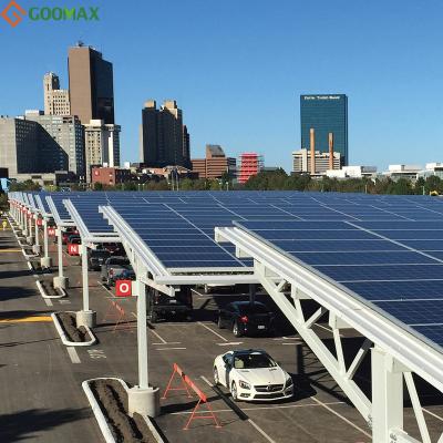 China Goomax Solar Panel Commercial Parking Lot for Parking Lot Solar Rack System and for Parking Lot Shade for sale