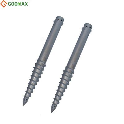 China Factory price solar ground iron screw/ground screw piles/screw pile for sale