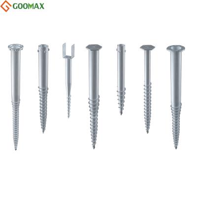 China High Quality Ground Iron Screw Anchor For Solar Mounting System for sale