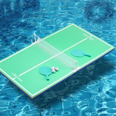 China EVA-Schaum-Floating-Tisch Tennis Klappspieltisch 10 kg Packge Gewicht für Wasserspiele zu verkaufen