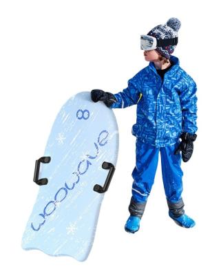 China 36 Zoll Schneeschlitten für Kinder Ski Kid Schneeschlitten mit zwei Griffe Leichtgewicht und PE-Kern zu verkaufen