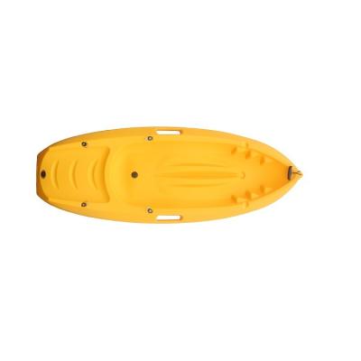 China Yellow Children Kayak Sit on Top Single Kayak Fishing 1.8m Standard Features Backseat for sale