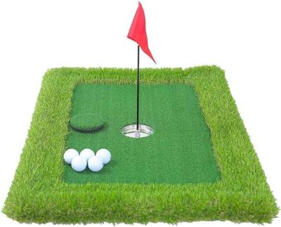 China Customized Floating Golf Green for Pools Heat-transfer Printing and OEM Logo Putting Mat for sale