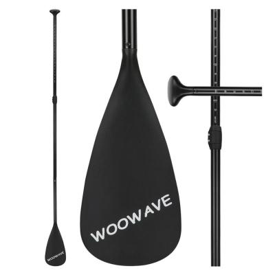 China Woowave Carbon Fiberglass Stand Up Sup Paddle with 13.625kgs/30lbs Carton Weight for sale