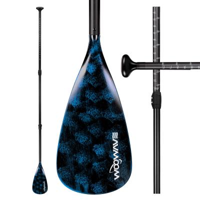 China Sup Paddles 3-Piece Adjustable Carbon Fiber Paddles for Water Sports Lakes Rivers for sale