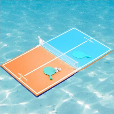 China Light Green EVA Foldable Table Tennis Pingpong Table for Floating Tennis Tray in Pool for sale