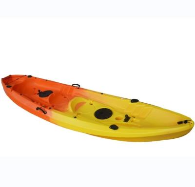 China LLDPE/HDPE Material 2 Person Canoe for Family Kayaking Woowave Gradient Fishing Kayak for sale