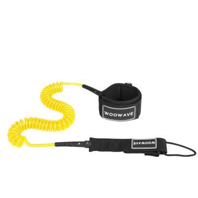 Κίνα Πολυουρεθάνιο Coil Surfboard Wire Rope Leash για φουσκωτά SUP Canoe Kayak Accessories προς πώληση