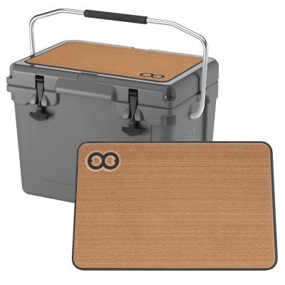 China Outdoor Camping Teak 16.7 inch EVA Foam Pad Non Slip Waterproof Cooler Pad Fits RTIC Cooler Box for sale