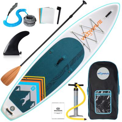 China Stand Up Surf Race Board 11'6'' Inflatable Paddle Board with Pump and 10kgs Weight for sale