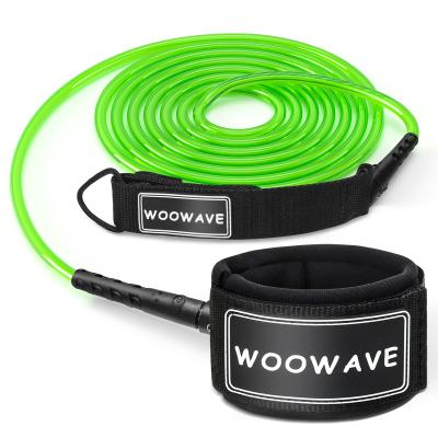 China WOOWAVE Surfboard Foot Rope Custom Straight Surf Leash Sup Leg Leash for Surfing for sale