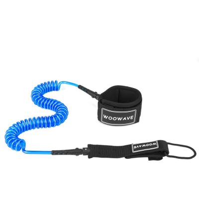 China Stand Up Paddle Board Surfing Leash Straight/Coil Cord and 5.5mm/7mm/8mm Diameter for sale