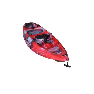 Chine Kayak en plastique à pédales de pêche Kayak simple avec siège assise sur le dessus 2.2M Couleur rouge à vendre