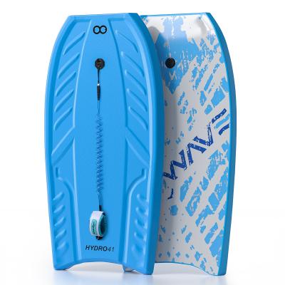 China Customizable Surfboard Body Board with Leash 3lbs Board Weight HDPE Material for sale