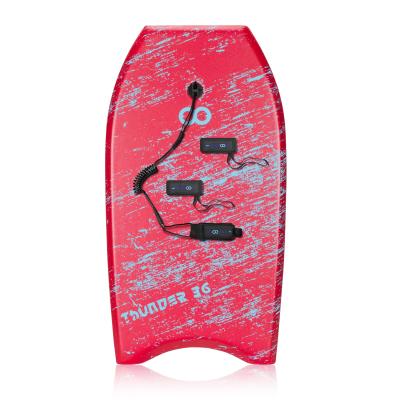 China 36 Inch Surfing Bodyboard with Leash and Fin Flippers Made of EPS PP PE Foam HDPE for sale