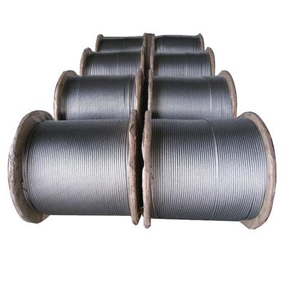 China Multifunctional Construction Tower Crane Steel Wire Rope Sling 10MM-30MM Flange Building Material Galvanized Steel Wire Steel for sale