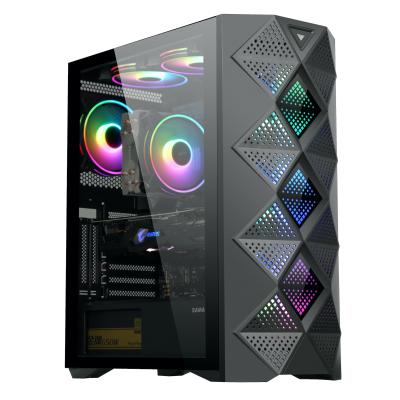 China With High Quality PC Case ITX Band PC ARGB Side Panel Window SAMA Gabinete OEM ATX Gaming Case Hot Selling for sale