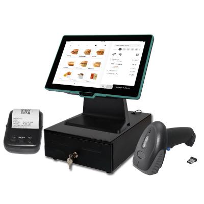 China Wireless Android Scanner Printer Connect POS System All In One Set To Cash Drawer HCC-A9650 SET 2G+8G for sale