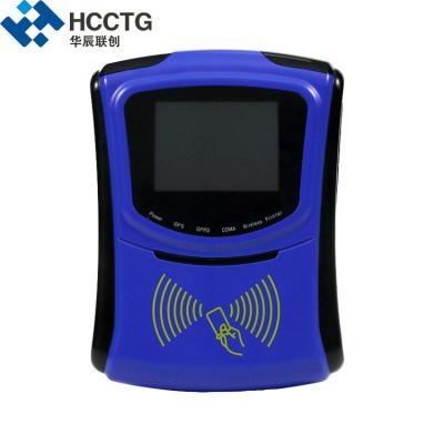 Cina Bus ticket sales payment kiosk coin WIFI tagging system validator/public transport hardback poster/Position terminal HCL1306 91 in vendita