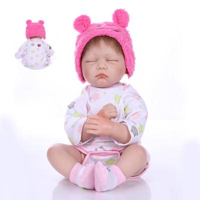 China Soft Toy 20 Inch Silicone Doll Girl Simulation Child Sleeping Twins Reborn Christmas Toys for sale