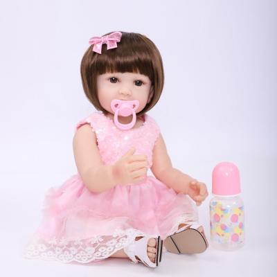 China Toy Ziyiui soft 22 inch new 2022 real baby reborn children's toys full body silicone dolls for sale