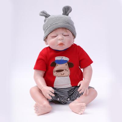 China Soft Realistic Toy 18-Inch Boy Toys Full Body Silicone Doll Christmas Educational Toys For Girls for sale