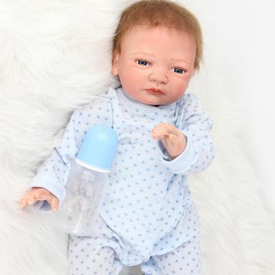 China Handmade Toy Relistic Reborn Baby 45cm 100% Soft - Soft Silicone Material Doll Birthday Gift For Kids for sale