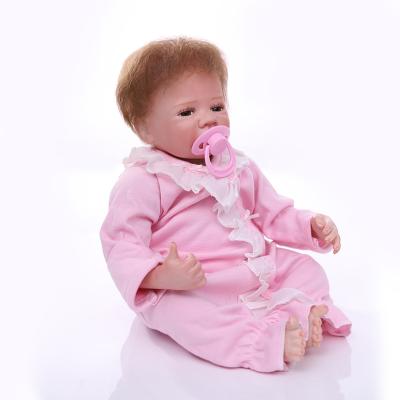 China Cheap Real Lifelike Realistic Soft Silicone Bebe Reborn Doll 023 for sale