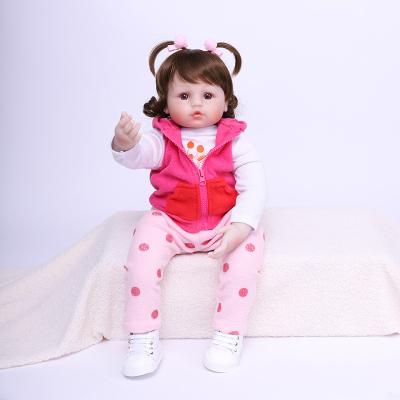 China 2021 New Baby Girl Reborn Soft Silicone Toy Dolls For Girls Toy 24 Inch Reborn Babi Doll for sale