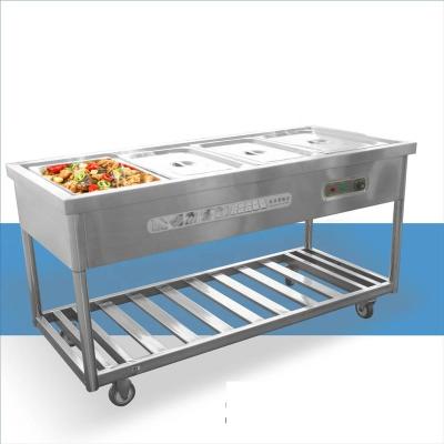 China Dimension as Customized Commercial Restaurant Equipment Kitchen Food Warmer Display Counter for sale