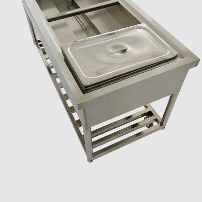 China Dimension as China factory hotel kitchen equipment fast food display counter customized for sale for sale