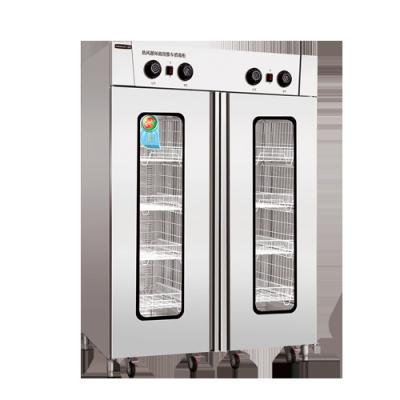 China Commercial Double Door Kitchen Dish Disinfection Cabinet Commercial Kitchen Ozone Sterilization Cabinet for sale