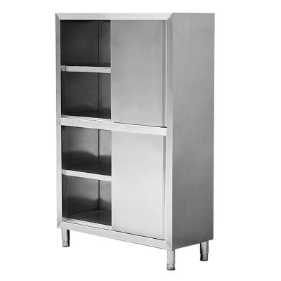 China Hotel commercial restaurant kitchen stainless steel kitchen food storage cabinet for sale