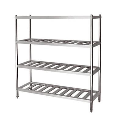 China Commercial Kitchen Stainless Steel 4 Tier Kitchen Shelf/Storage Rack for sale