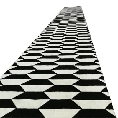 China Stain Resistant Wholesale Household White And Black Carpet Floor Mat Luxury Carpet for sale