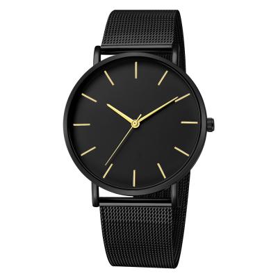 China Trendy Type Alloy Case Stainless Steel Back Face Dial Big Material Quartz Charm Day/Date Unisex Watches for sale