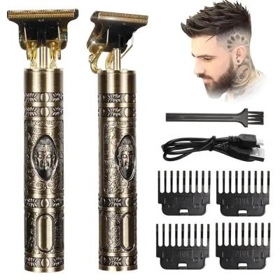 China Buddha/Dragon+phoenix USB Rechargeable Baldhead T9 Trimmer Buddha Style Electric Hair Clipper Trimmer For Men for sale